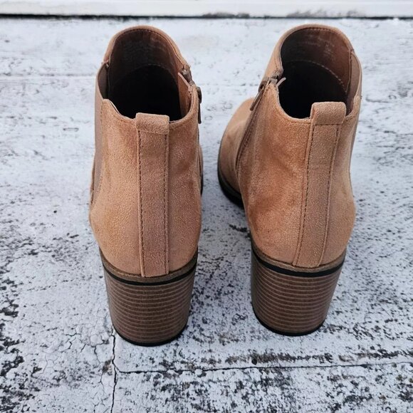 White Mountain Women Boots High Top Textile Upper Shoes Vegan Size 9M - Picture 5 of 11